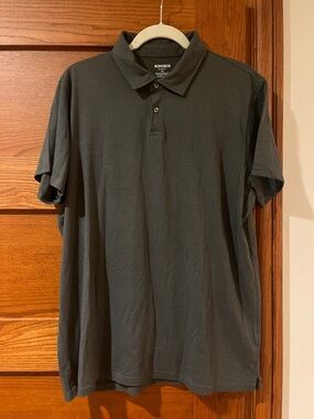 Bonobos Men's dark gray slim fit Polo Shirt
